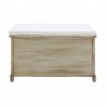 Rebecca Mobili Bench Chest of Drawers Beige 6 Drawers Padded Seat 49x77,5x35