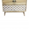 Rebecca Mobili Commode 4 Tiroirs en Bois clair Shabby Boho pour la Cuisine, l'Entrée