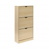 Rebecca Mobili Mobile Scarpiera Porta Scarpe MDF Beige Compatto per 12 Paia