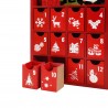 Rebecca Mobili Fillable Advent Calendar with Drawers and Red Wood Lights Gift Ideas