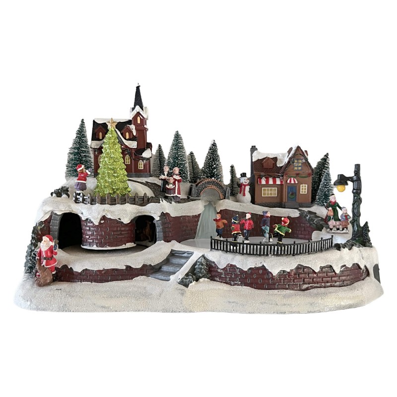 Rebecca Mobili Christmas Village with Movement and Lights Christmas Carol Gift Idea