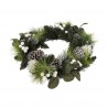 Rebecca Mobili Christmas Garland Christmas Wreath Plastic Green White Gift Idea