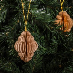 Rebecca Mobili Ornamenti per Albero di Natale Pendenti Decorativi in Carta 24 pz