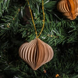 Rebecca Mobili Ornements de Noël Suspendus Décoratifs en Papier 24 pcs