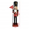 Rebecca Mobili Decorative Nutcracker Large Christmas Soldier with Black Hat