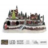 Rebecca Mobili Christmas Village with Movement and Lights Christmas Carol Gift Idea