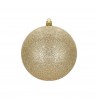 Rebecca Mobili Decorative Christmas Tree Baubles 34 pcs Gold Color Glass