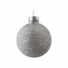 Rebecca Mobili Bolas de Navidad para Árbol Adornos 34 pzs Gris Plata Vidrio