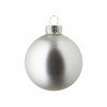 Rebecca Mobili Boules de Noël pour Sapin Ornements 34 pcs Gris Argent Verre