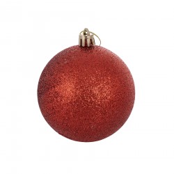 Rebecca Mobili Bolas de Navidad Decoraciones para Árbol 34 uds Rojas de Vidrio