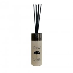 Rebecca Mobili Room Diffuser Fragrance 6 Amber Vanilla Sticks in Glass