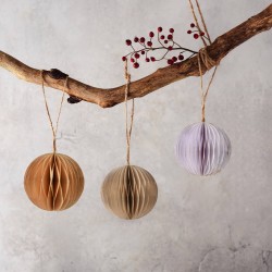 Rebecca Mobili Ornamenti a Sfera Pendenti per Albero di Natale 12 pz Ø 8 cm