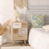 Rebecca Mobili Multipurpose Chest of Drawers Light Wood with 5 Drawers