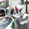 Rebecca Mobili Christmas Village with Lights and Movement Christmas Decor