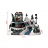 Rebecca Mobili Christmas Village with Lights and Movement Christmas Decor