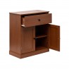 Rebecca Mobili Multipurpose Cabinet with Drawer 2 Doors Brown for Bathroom Entrance Kitchen