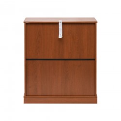 Rebecca Mobili Multipurpose Cabinet with Drawer 2 Doors Brown for Bathroom Entrance Kitchen