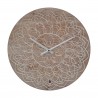 Rebecca Mobili Horloge Décorative Marron Blanc de Style Boho