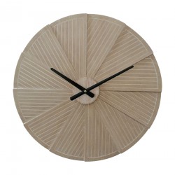 Rebecca Mobili Horloge Murale Boho Chic Beige Décoration Maison