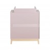 Commode Mobili Rebecca Crossandra 100x80x42 MDF Den Roze Bruin Scandinavisch Om Te Monteren