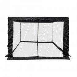 Mosquito Net for Gazebo 3x3 Mobili Rebecca Banyan 240x1200 cm Polyester Black Assembly Required