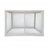 Mosquito Net for Gazebo 3x3 Mobili Rebecca Kapok 240x1200 cm Polyester White Assembly Required