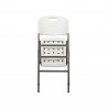 Outdoor Chairs Rebecca Mobili Quiver 88x45x50 Plastic Steel White Grey Modern SET 2 pieces Assembled