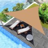 Sail Shade Rebecca Mobili Mopane 360x360x360 Polyester Waterproof Steel Dark Beige