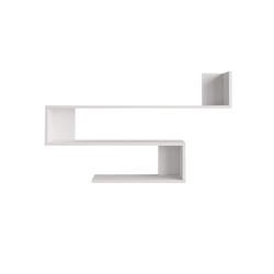 Shelf Rebecca Mobili Limba 71,5x120x14,5 Chipboard White Modern