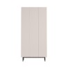 Libreria Rebecca Mobili Tola 175,5x84x29,5 Truciolato Ferro Rovere Chiaro Grigio Scuro Moderno