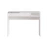 Bureau Rebecca Mobili Boyum 75x100x44,5 Panneau de particules Fer Blanc Moderne