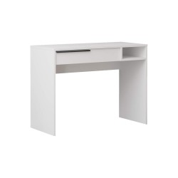 Desk Rebecca Mobili Boyum 75x100x44,5 Chipboard Iron White Modern