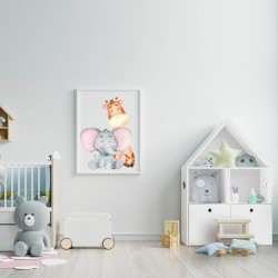 Rebecca Mobili Bibliothèque pour enfants Coffre à jouets en Bois Blanc 3 Etageres 2 Tiroirs Chambre d'enfant