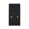 Shoe Cabinet Rebecca Mobili Ekpe 119x60x23 MDF Black Modern