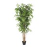 Plante artificielle Bambou Rebecca Mobili Jauda 180x50x50 Polyester Bois de Bambou Vert Marron