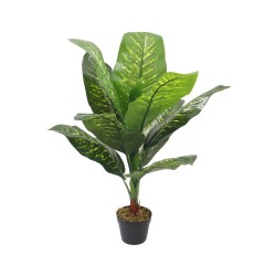 Pianta artificiale Pothos Rebecca Mobili Hieki 90x35x35 PEVA Polietilene Verde Marrone