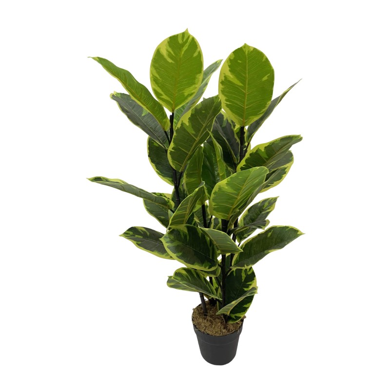 Artificial Indian Fig Plant Rebecca Mobili Baishi 90x35x35 PEVA Polyethylene Green Brown