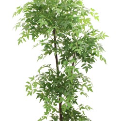 Planta artificial de Nandina Rebecca Mobili Zamrud 150x50x50 PEVA Madera Verde Marrón