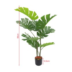 Artificial Monstera Plant Rebecca Mobili Emas 90x40x40 PEVA Polyethylene Green Brown