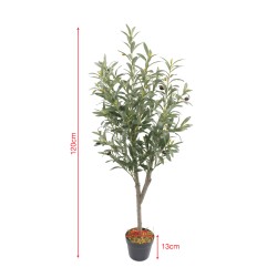 Artificial Olive Tree Rebecca Mobili Thoka 120x35x35 Polyester Wood Green Brown