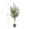 Artificial Olive Tree Rebecca Mobili Thoka 120x35x35 Polyester Wood Green Brown