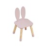 Table and 2 Chairs for Kids Rebecca Mobili Hely 44x60x60 MDF Pine Pink Brown  SET 3 pcs