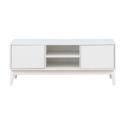 TV stand Rebecca Mobili Bacopa 48x120x39,5 Chipboard White Modern