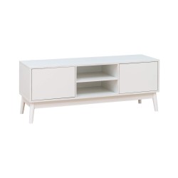 Meuble TV Rebecca Mobili Bacopa 48x120x39,5 Panneau de particules Blanc Moderne