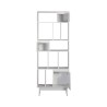 Estante Rebecca Mobili Mawar 187x70x29,5 Aglomerado Madeira Branco Moderno