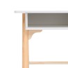 Children's Desk Rebecca Mobili Meryta 70x90x50 MDF Pine White Brown