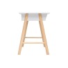 Children's Desk Rebecca Mobili Meryta 70x90x50 MDF Pine White Brown