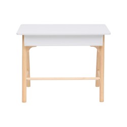 Children's Desk Rebecca Mobili Meryta 70x90x50 MDF Pine White Brown