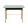 Children's Desk Rebecca Mobili Luan 70x90x50 MDF Pine Aqua Green Brown