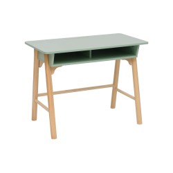 Bureau pour enfants Rebecca Mobili Luan 70x90x50 MDF Pin Vert d'eau Marron